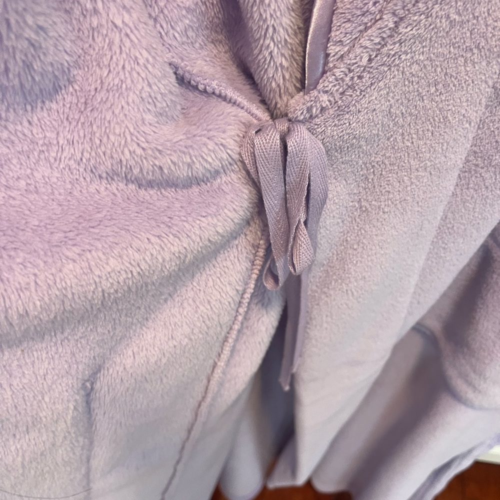 Croft & Barrow Purple Shawl Collar Robe - Picture 2 of 5